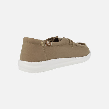 Men's Lace -up Shoes in Organic Cotton Model 8251