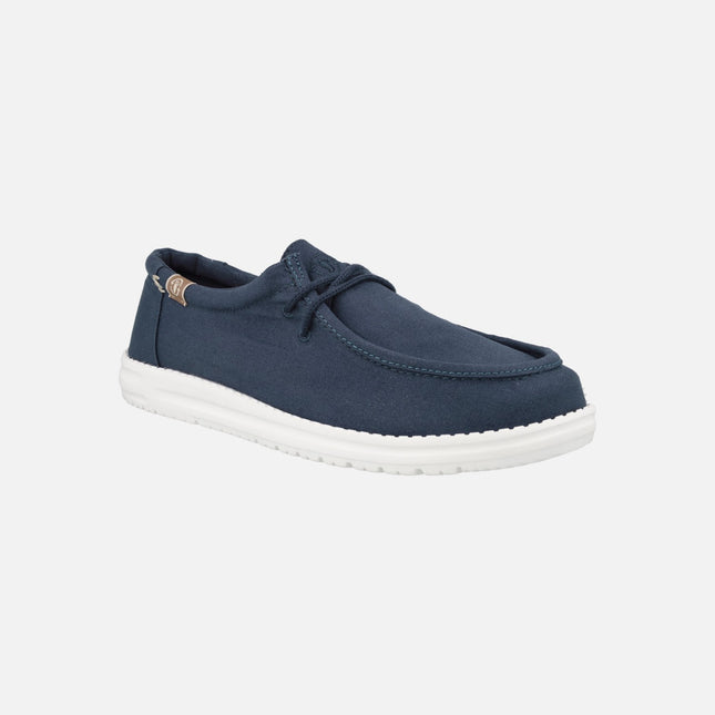 Men's Lace -up Shoes in Organic Cotton Model 8251