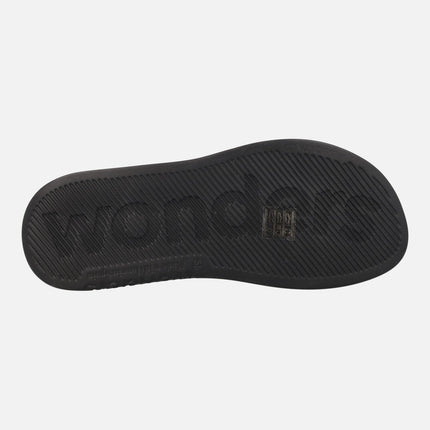 Motril Sandals in patent Leather with Memorygel insoles