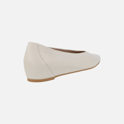 Triana concealed wedge leather ballerinas