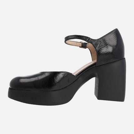Lala mary jane style heeled shoes
