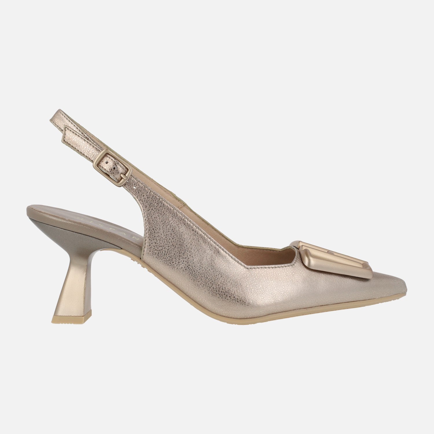 Zapatos corte salón destalonados Nova con adorno en la pala