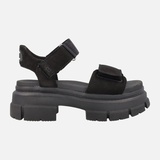 Sandalias para mujer Ugg Ashton Ankle negras