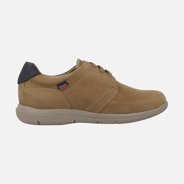 Lace -up shoes for men in Nobuck by Callaghan