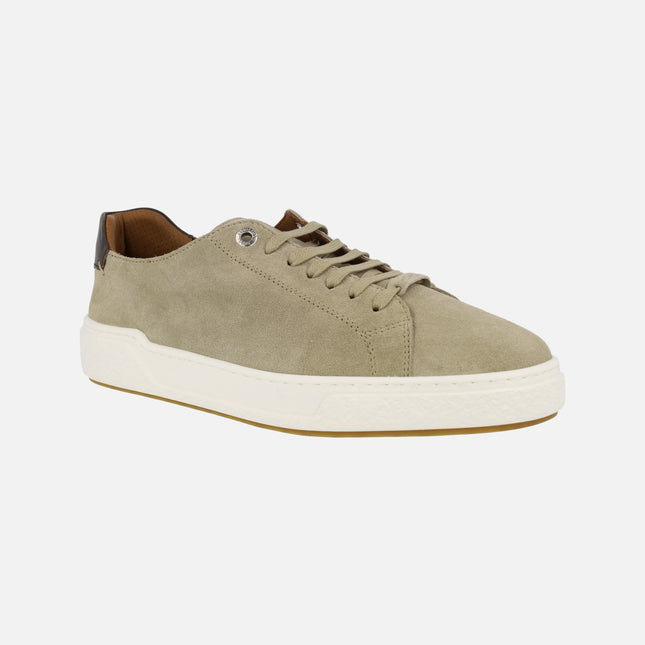 Men's Lottusse Torino taupe suede sneakers