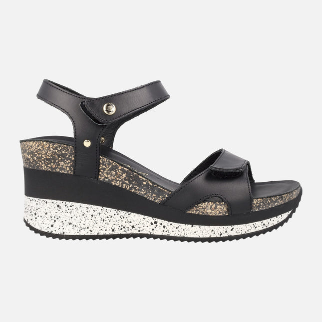 Nica SPort Leather sandals with velcro closure
