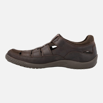 Meridian Basics Men's Leather Sandals