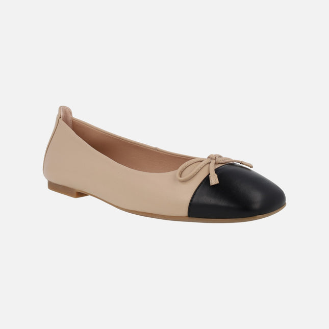 Belle Ballerinas with bow and squared toe