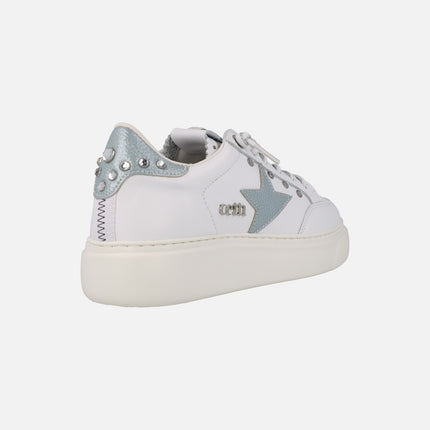 Cetti 1320 White leather Sneakers with volum outsole