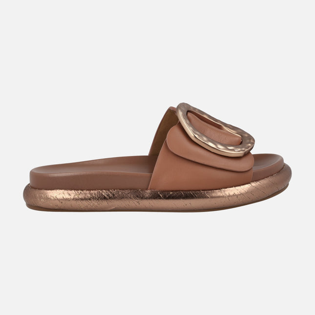 Pascal flat Sandals with Maxi Buckle