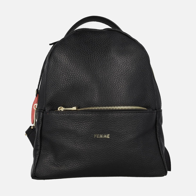 Femme leather backpacks