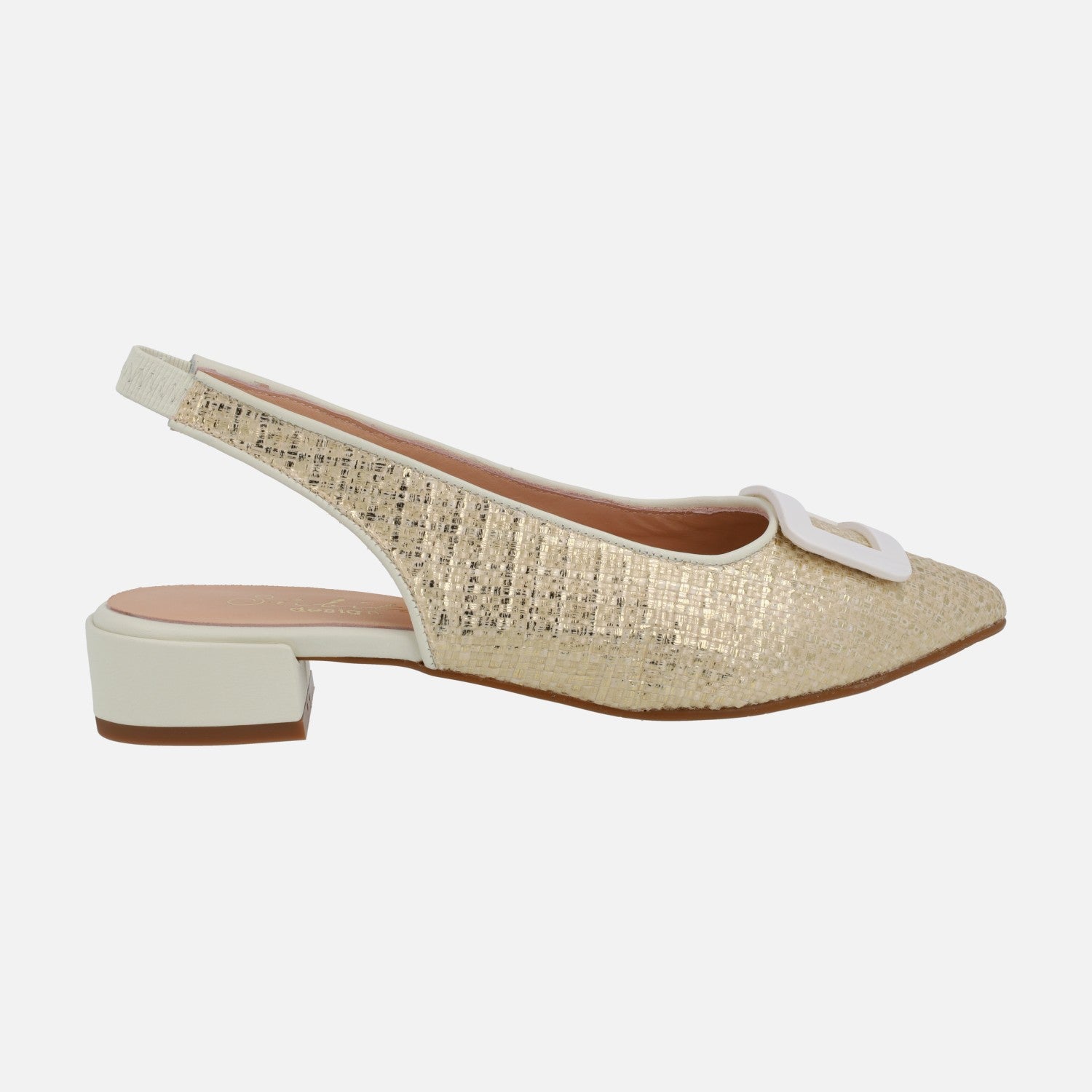 Open heel shoes with low heels – Zapaterías Cortés