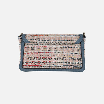 Lodi Amaya Rose Bags on Tweed Fabric