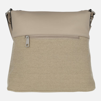 Cloe shoulder bags in beige combined