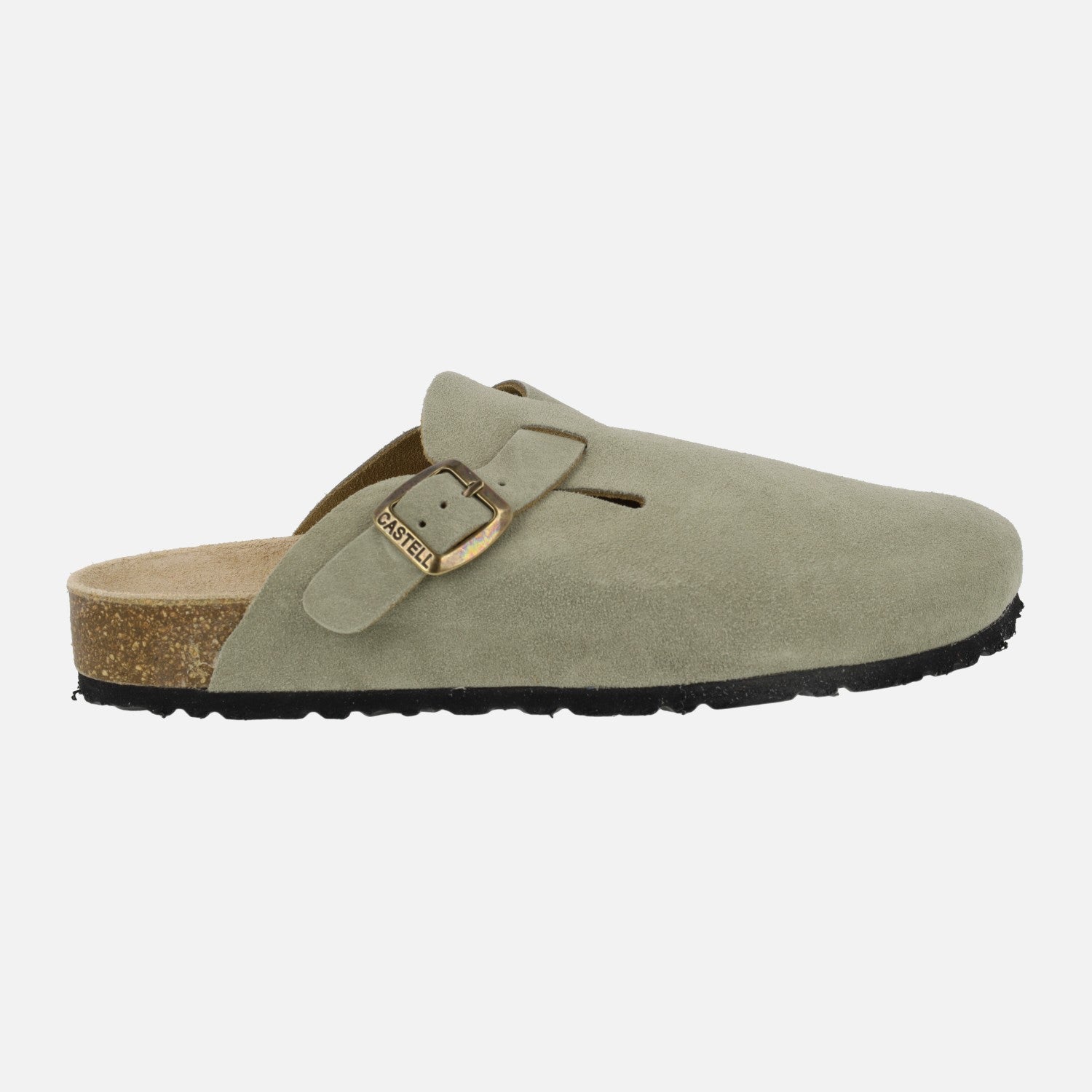 Men's Bio-style clogs in Kaki suede for men – Zapaterías Cortés