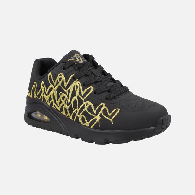 Skechers Uno Golden Heart x Jgoldcrown