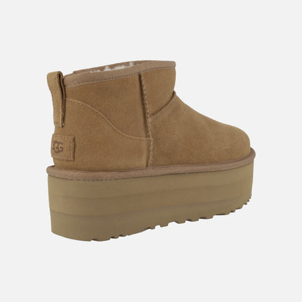 UGG Classic Ultra Mini Platform Chesnut Boots