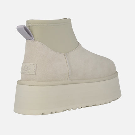 Botas UGG Classic Mini Dipper Puffer white ceramic