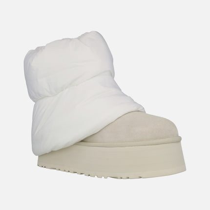 Botas UGG Classic Mini Dipper Puffer white ceramic