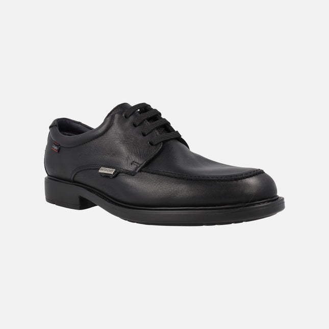 Leather shoes with laces and Wateradapt membrane