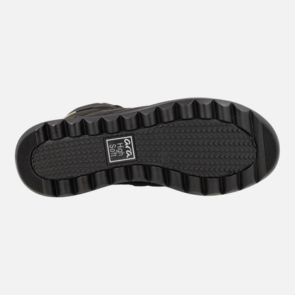 Botines negros de cordones con membrana Gore-tex