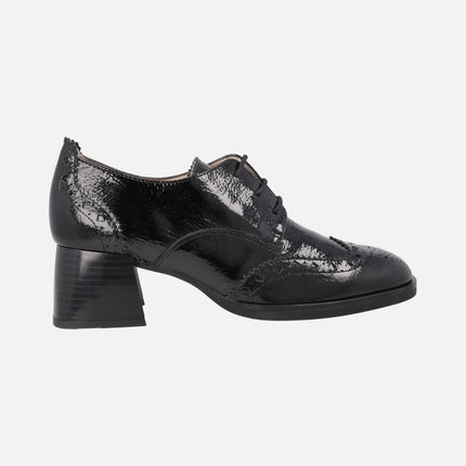 Hispanitas Derby Milan patent leather laced shoes