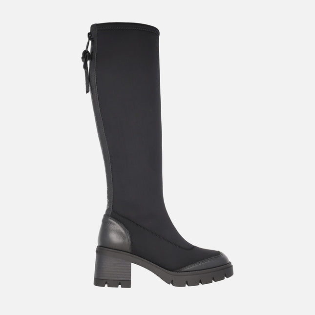 Hispanitas Black Boots with Neoprene fabric leg