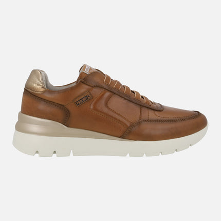 Leather Sneakers with Elastic closure Cantabria