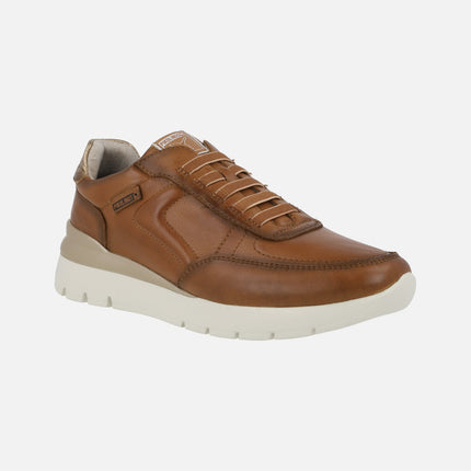 Leather Sneakers with Elastic closure Cantabria