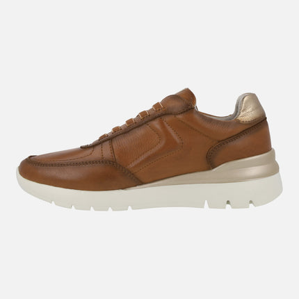 Leather Sneakers with Elastic closure Cantabria