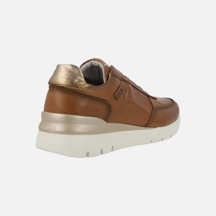 Leather Sneakers with Elastic closure Cantabria