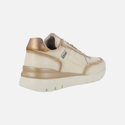 Leather Sneakers with Elastic closure Cantabria