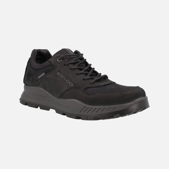 Zapatos deportivos para hombre en piel nobuck con membrana Gore-tex