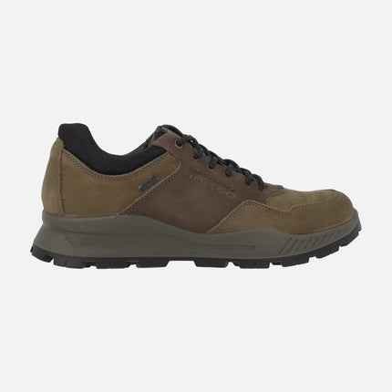 Men's Sports Shoes in Nubuck leather with gore-tex membrane