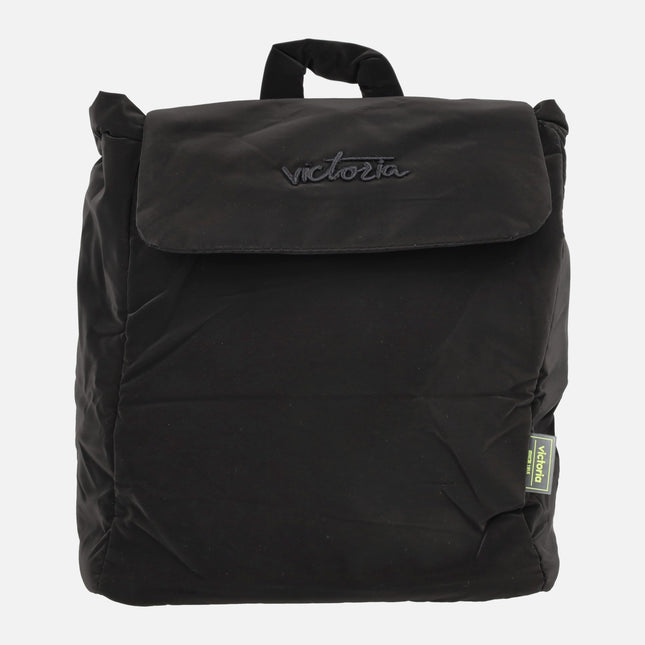 Victoria Black nylon Backpacks