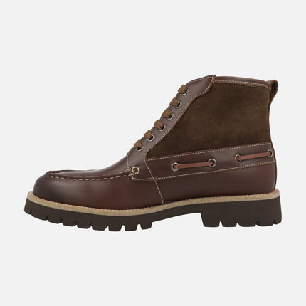 Astral men's boots nautical style in brown combined