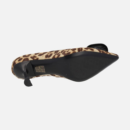 Tuc-P leopard animal print pumps