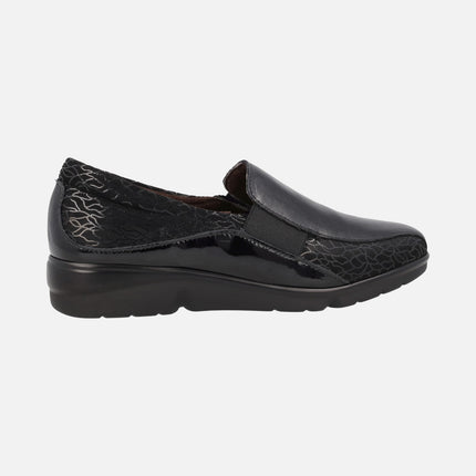 Comfort shoes for women in combined Black