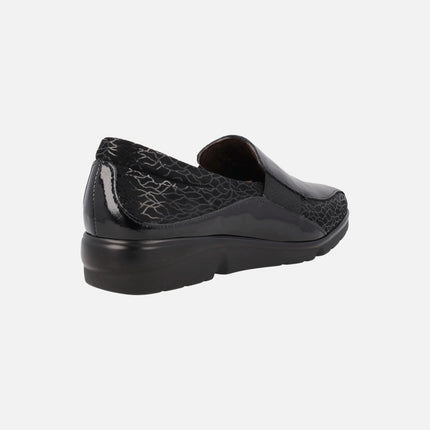 Comfort shoes for women in combined Black