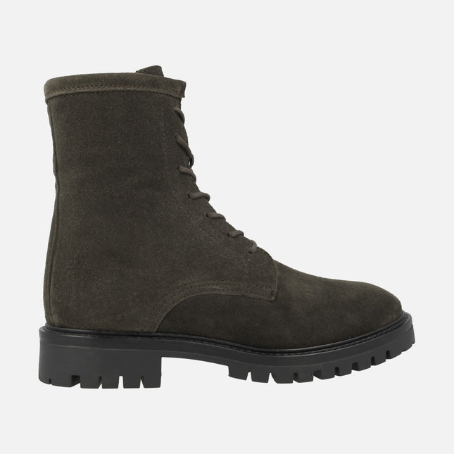 Military-style laced ankle boots Alpe Militare