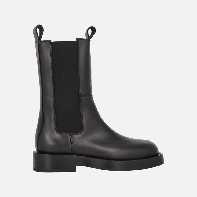 Black leather chelsea boots Eloise