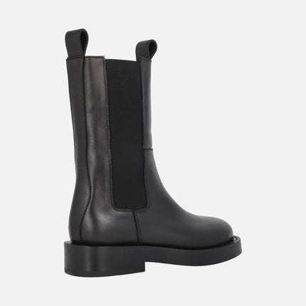 Black leather chelsea boots Eloise