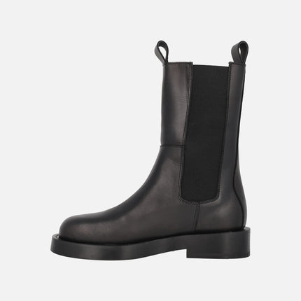 Black leather chelsea boots Eloise