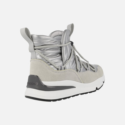 Dimbach Silver Aprés Ski style Ankle Boots