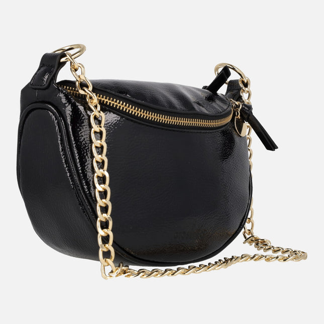 Tibirke Gioseppo bags in patent leather with chain handle