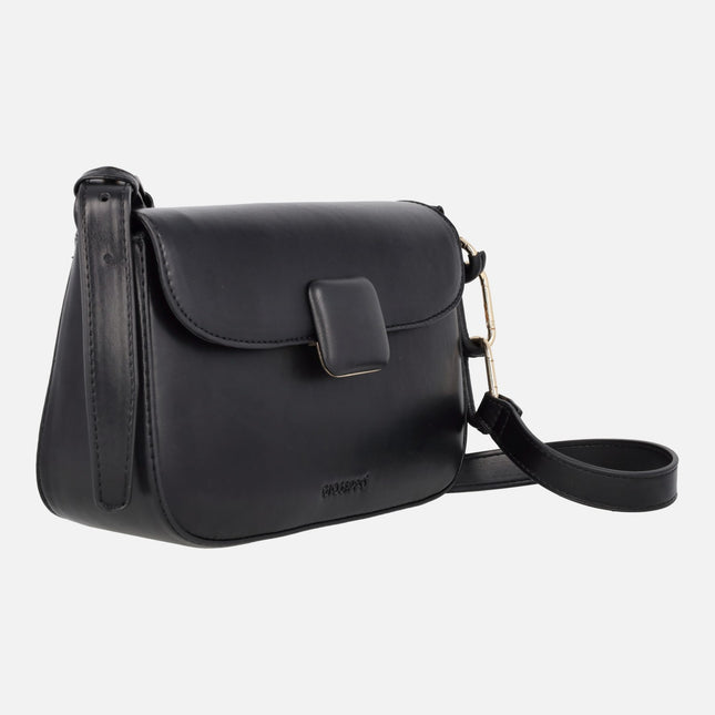 Gioseppo Gyal black lid bags