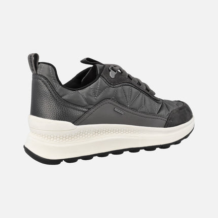 Zapatillas deportivas en acolchado gris con membrana impermeable Amphibiox