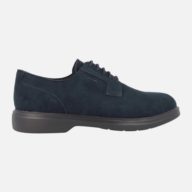 Men's suede Lace -up Shoes from the Italian brand Geox