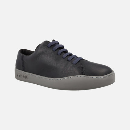 Sneakers negras de piel para hombre Peu Touring