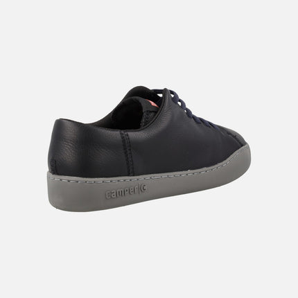 Sneakers negras de piel para hombre Peu Touring